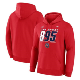 Men's Washington Capitals Red All-Time Leading Goal Scorer The Great 895 Pullover Hoodie