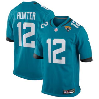 Youth #12 Travis Hunter Teal Jacksonville Jaguars 2025 NFL Draft First Round Pick Game Jersey