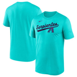 Men's Arizona Diamondbacks Teal 2025 City Connect Script Legend Performance T-Shirt