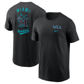 Men's Miami Marlins Black 2025 City Connect T-Shirt