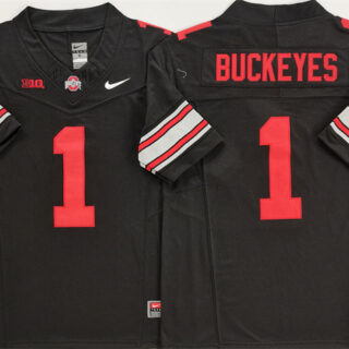 Men's Ohio State Buckeyes #1 Buckeyes Black 2025 F.U.S.E. Limited Stitched Jersey