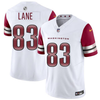 Men's Washington Commanders #83 Jaylin Lane White 2025 Draft F.U.S.E. Vapor Limited Stitched Football Jersey