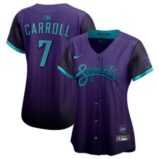 Women's Arizona Diamondbacks ACTIVE PLAYER Custom Purple 2025 City Connect Limited Stitched Baseball Jersey(Run Small)