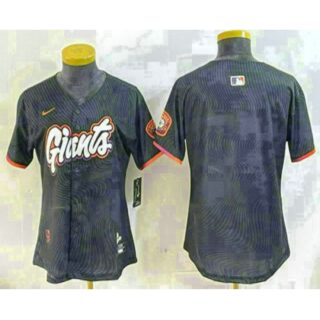 Women's San Francisco Giants Blank Black 2025 City Connect Limited Jersey