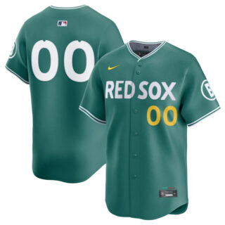 Youth Boston Red Sox ACTIVE PLAYER Custom Green 2025 City Connect Limited Stitched Baseball Jersey