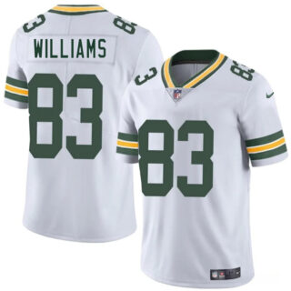 Youth Green Bay Packers #83 Savion Williams White 2025 Draft Vapor Untouchable Limited Stitched Football Jersey
