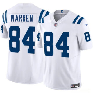 Youth Indianapolis Colts #84 Tyler Warren White 2025 Draft Vapor Untouchable Limited Stitched Football Jersey
