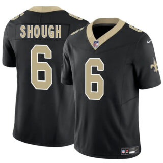 Youth New Orleans Saints #6 Tyler Shough Black 2025 Draft F.U.S.E Vapor Limited Stitched Football Jersey