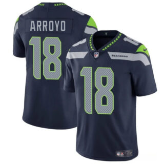 Youth Seattle Seahawks #18 Elijah Arroyo Navy 2025 Draft Vapor Limited Stitched Football Jersey