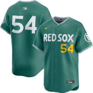 Men's Boston Red Sox #54 Lucas Giolito Green 2025 City Connect Limited Stitched Baseball Jersey