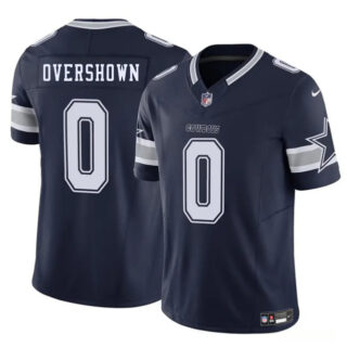 Men's Dallas Cowboys #0 DeMarvion Overshown Navy 2025 F.U.S.E Draft Vapor Untouchable Limited Stitched Football Jersey