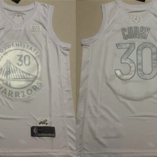 Men's Golden State Warriors #30 Stephen Curry White Stitched Basketball Jersey