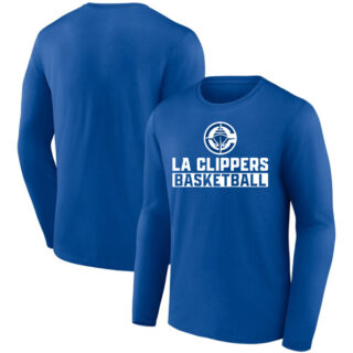 Men's Los Angeles Clippers Royal Let's Go Long Sleeve T-Shirt