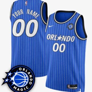 Men's Orlando Magic Active Player Custom Royal 2025 New Generation of Magic Stitched Basketball Jersey