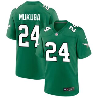 Men's Philadelphia Eagles #24 Andrew MUKUBA Green Vapor Untouchable Limited Stitched Football Jersey