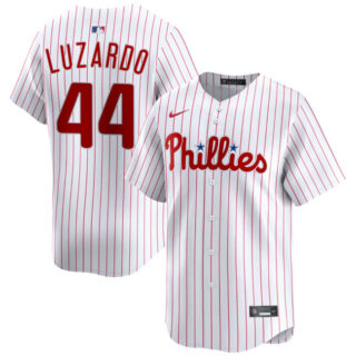 Men's Philadelphia Phillies #44 Jesus Luzardo White Home Limited Stitched Jersey