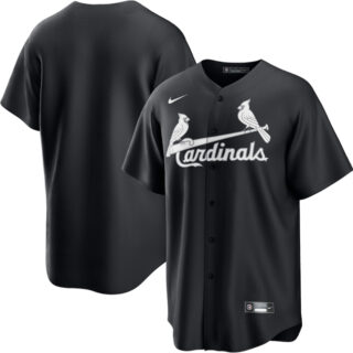 Men's St.Louis Cardinals Blank Black Lights Out Limited Stitched Baseball Jersey