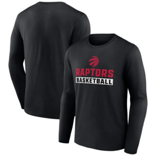 Men's Toronto Raptors Black Let's Go Long Sleeve T-Shirt