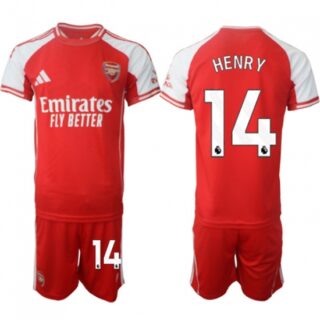 Men's Arsenal F.C #14 Thierry Henry Red 2025 Home Soccer Jersey Suit