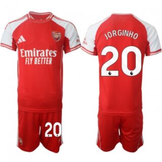 Men's Arsenal F.C #20 Jorginho Red 2025 Home Soccer Jersey Suit