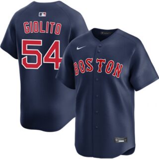 Men's Boston Red Sox #54 Lucas Giolito Navy Alternate Limited Stitched Baseball Jersey