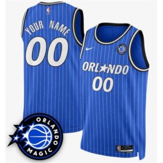 Men's Orlando Magic Active Player Custom Royal 2025 New Generation of Magic Stitched Basketball Jersey