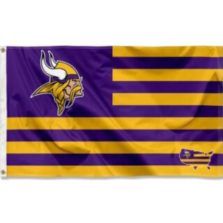 2Pcs Industries NFL Football Bold 3' x 5' Banner Flag Single Sided - Indoor or Outdoor