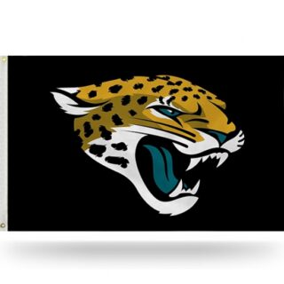 2Pcs Jacksonville Jaguars flag NFL Standard 3' x 5' Banner Flag Single Sided - Indoor or Outdoor - Home Decor