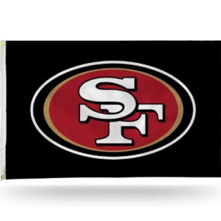 2Pcs NFL San Francisco 49ers flag Standard 3' x 5' Flag Single Sided - Indoor or Outdoor - Home Decor