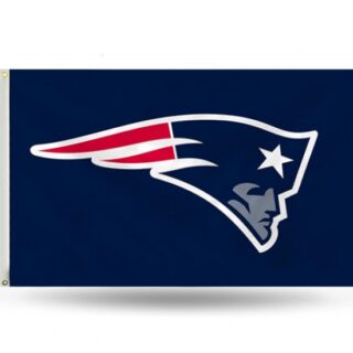 2Pcs New England Patriots flag NFL Standard 3' x 5' Banner Flag Single Sided - Indoor or Outdoor
