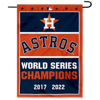 2Pcs WinCraft Astro 2 Time Champions Double Sided Garden Flag