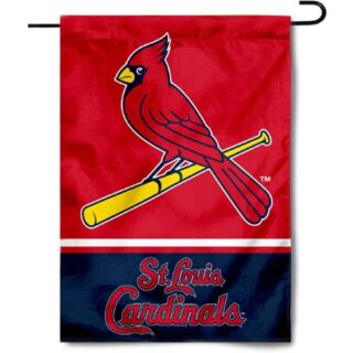 2Pcs WinCraft St. Louis Cardinals Double Sided Garden Flag