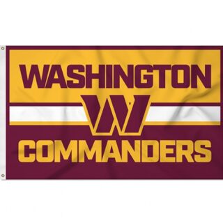 2Pcs washington redskins flag NFL Football Bold 3' x 5' Banner Flag Single Sided - Indoor or Outdoor - Home Decor