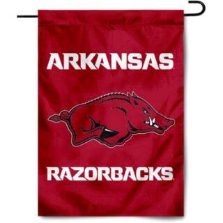 2pcs College Flags & Banners Co. Arkansas Razorbacks Garden Flag