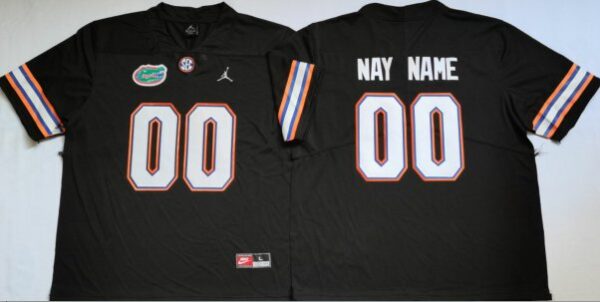 Custom Florida Gators Jersey Name and Number NCAA College Football Black