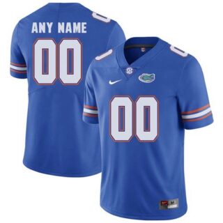 Custom Florida Gators Jersey Name and Number NCAA College Football Blue