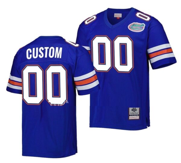Custom Florida Gators Jersey Name and Number NCAA College Football Legacy Royal