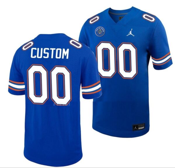 Custom Florida Gators Jersey Name and Number NCAA College Football Ring Of Honor Royal