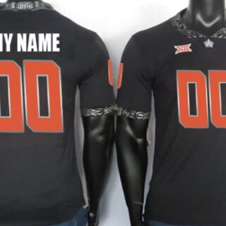 Custom Oklahoma State Cowboys Jersey Name, Number NCAA College Football Black