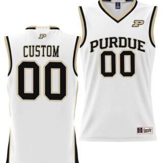 Custom Purdue Boilermakers Jersey Name and Number NIL College Basketball Lightweight White