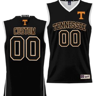 Custom Tennessee Vols Jersey Name and Number NIL College Basketball Lightweight Black