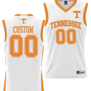 Custom Tennessee Vols Jersey Name and Number NIL College Basketball Lightweight White