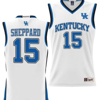 Reed Sheppard Jersey #15 Kentucky Wildcats NIL College Basketball Lightweight White