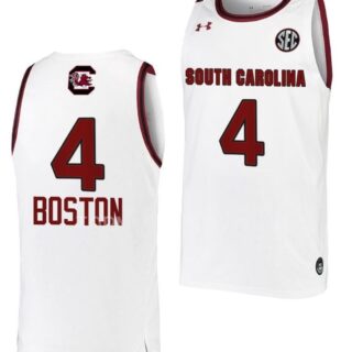 Aliyah Boston Jersey South Carolina Gamecocks College Basketball White #4