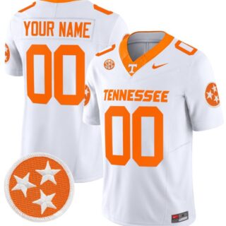 Custom Tennessee Volunteers Jersey Name and Number Vapor Limited College Football White