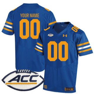 Custom California Golden Bears Jersey Name and Number College Football Royal Blue All Stitched