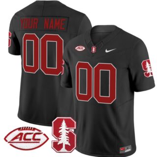 Custom Stanford Cardinal Jersey Name and Number Vapor Limited College Football Stitched Black