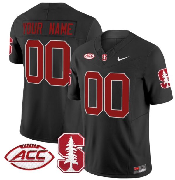 Custom Stanford Cardinal Jersey Name and Number Vapor Limited College Football Stitched Black