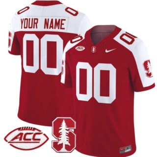 Custom Stanford Cardinal Jersey Name and Number Vapor Limited College Football Crimson Alternate