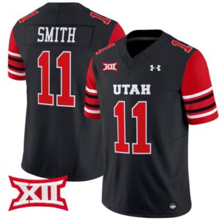 Alex Smith Jersey #11 Utah Utes Vapor Limited College Football Stitched Black